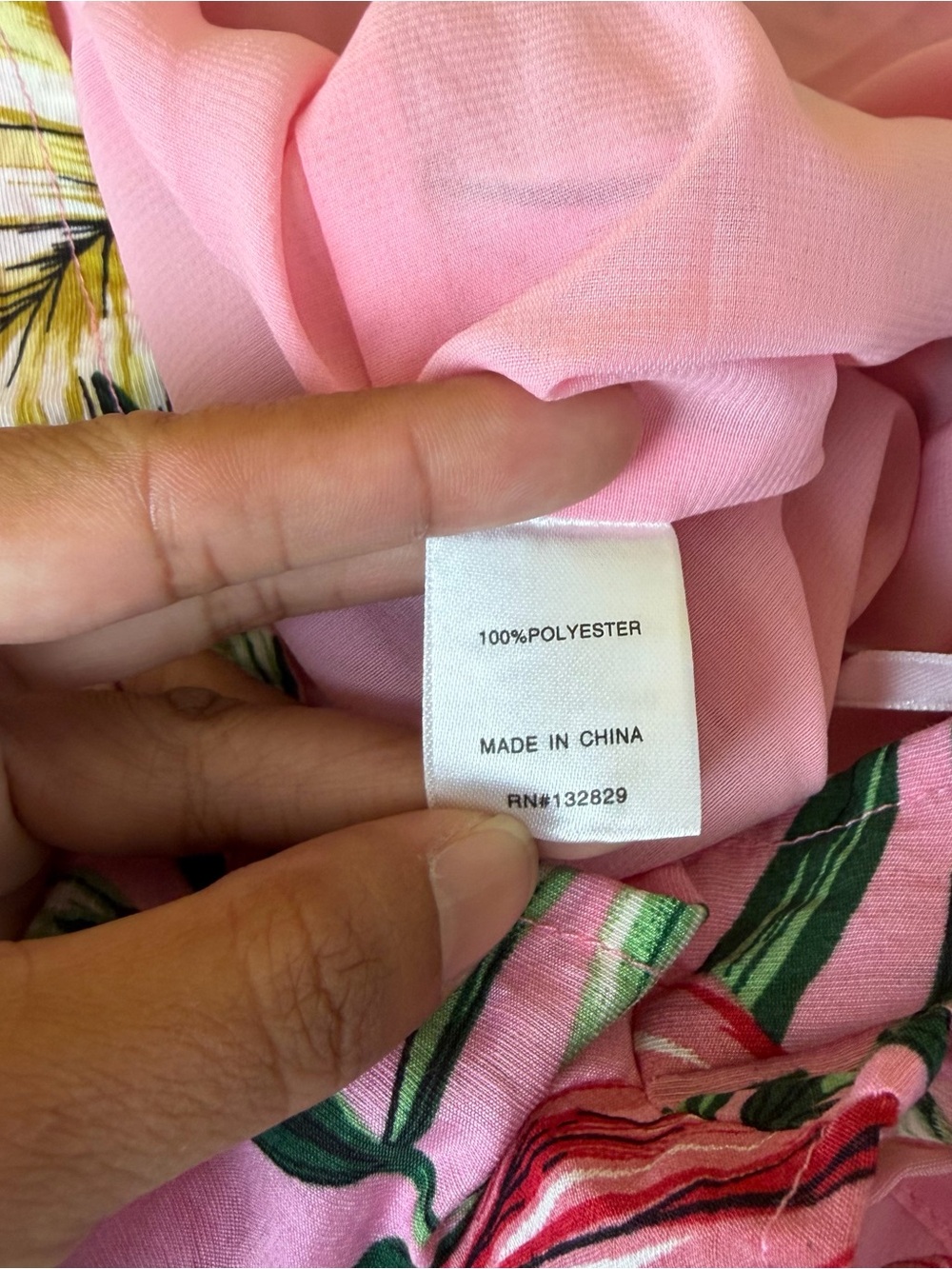 Superdown Penelope Palm Front Wrap Romper - Picture 9 of 9